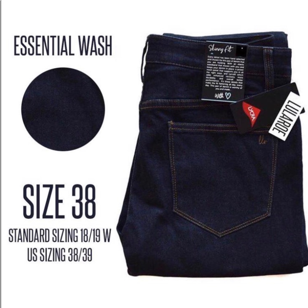 NTW Lularoe Essential Denim size 38/18W